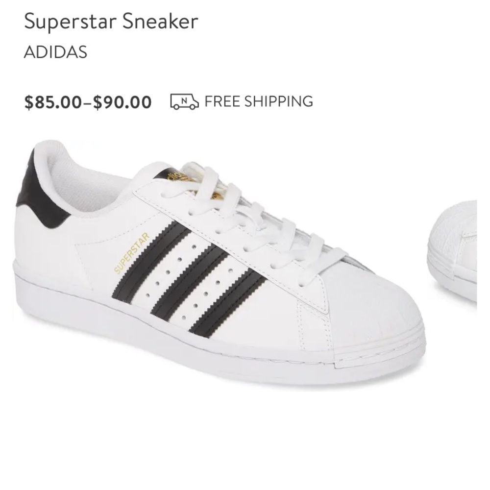 Women’s Addias Superstar Sneaker